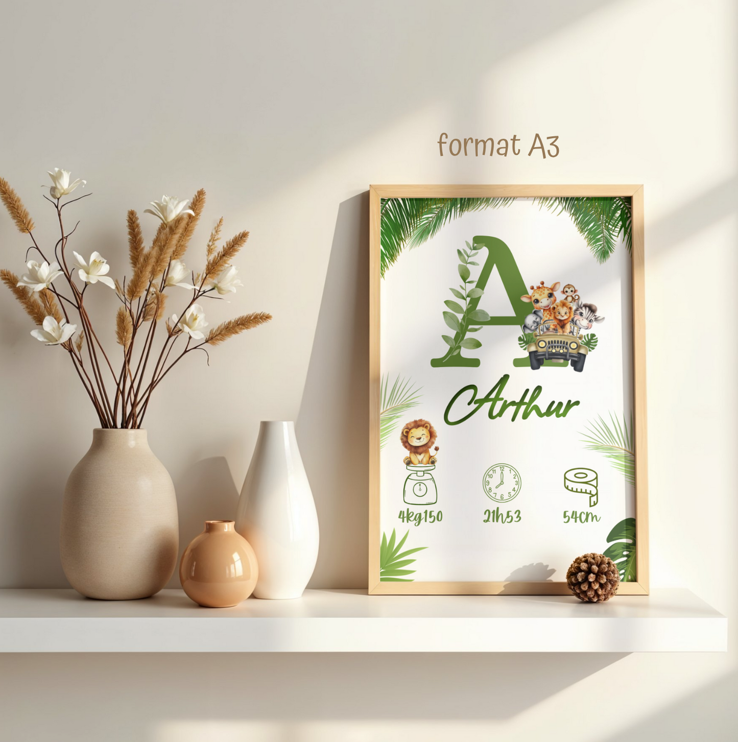 Affiche baptême/Naissance