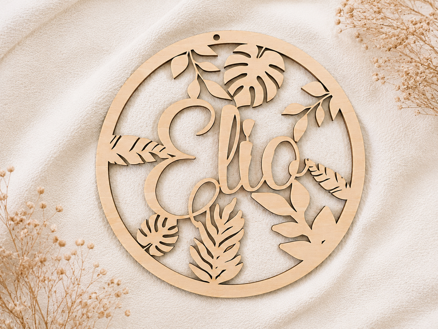 Coffret naissance en bois