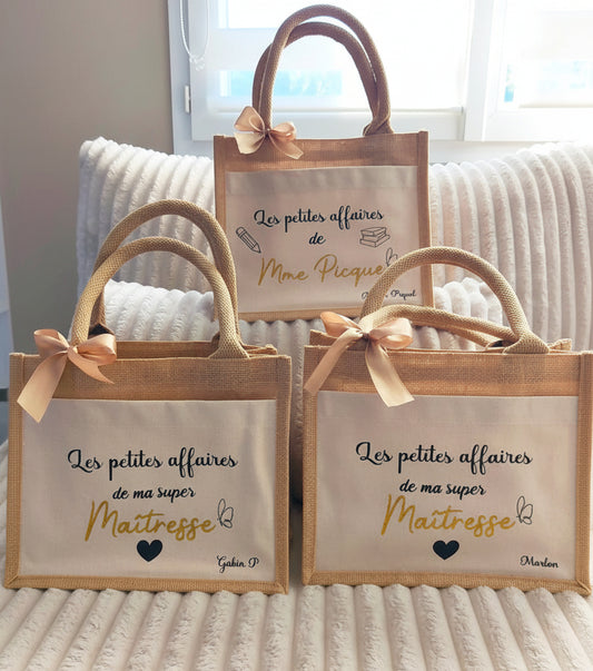 Sac en toile de jute - petit format