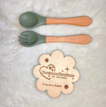 Couverts bébé en bois