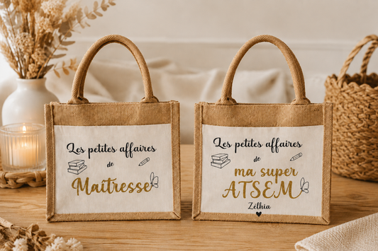 Sac en toile de jute - petit format
