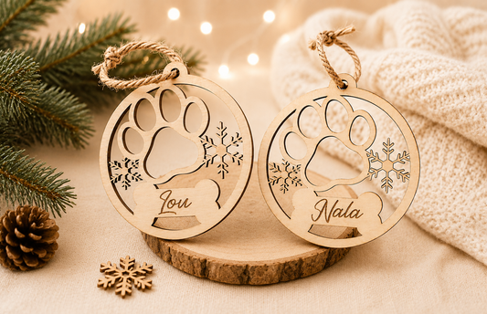Boule de Noël animaux