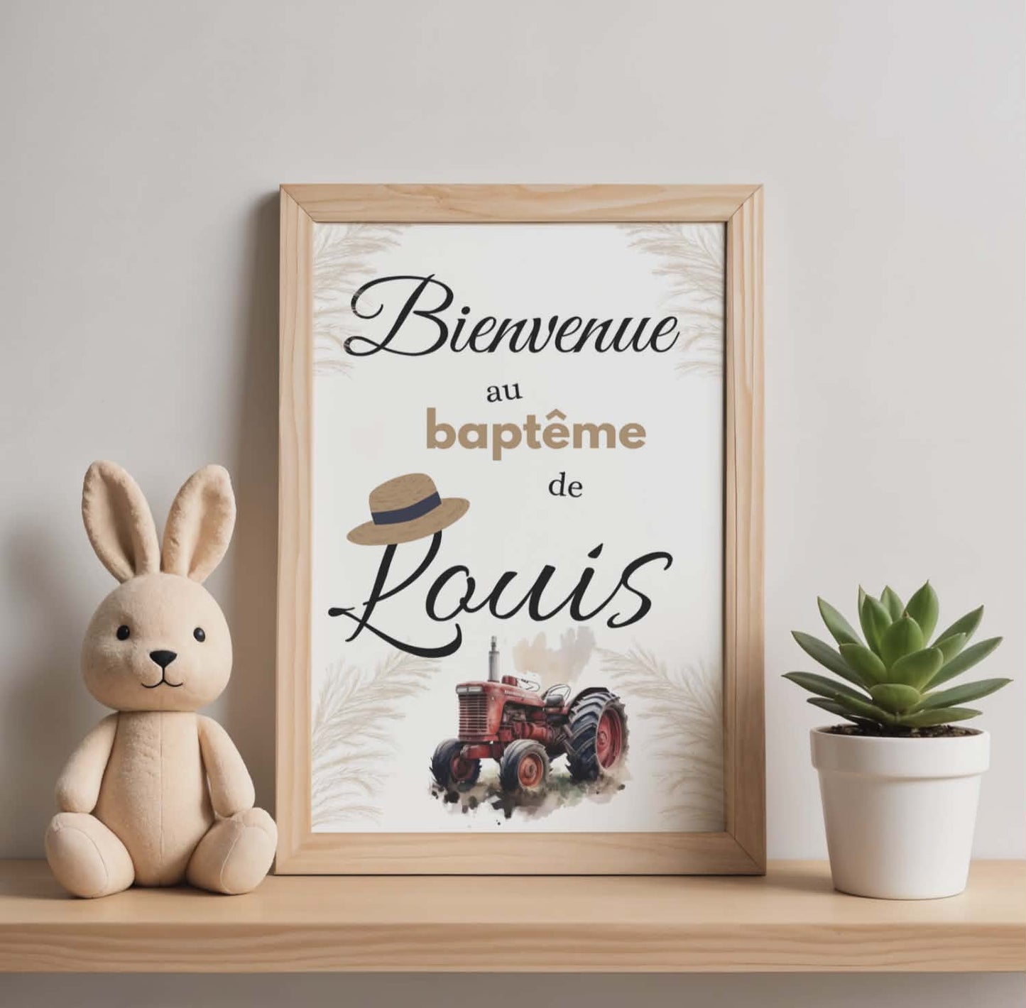 Affiche baptême/Naissance