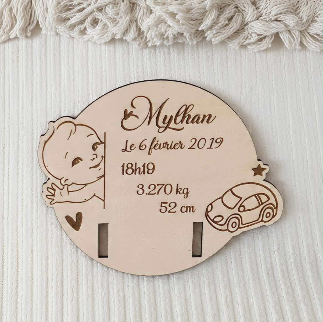 Porte bracelet naissance