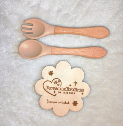 Couverts bébé en bois