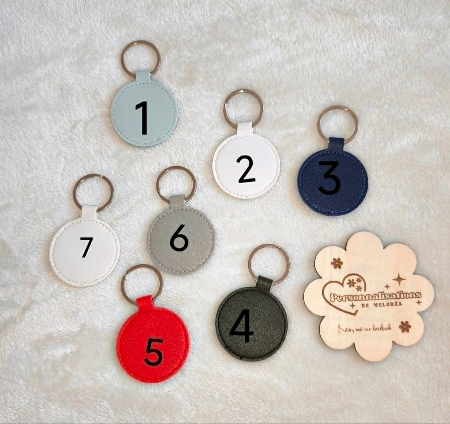 Porte-clé en simili