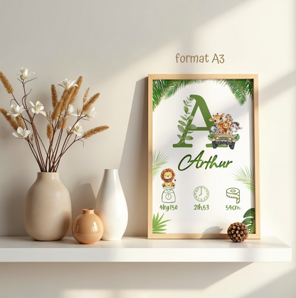 Affiche baptême/Naissance