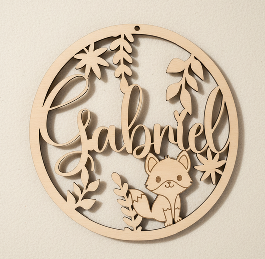 Coffret naissance en bois