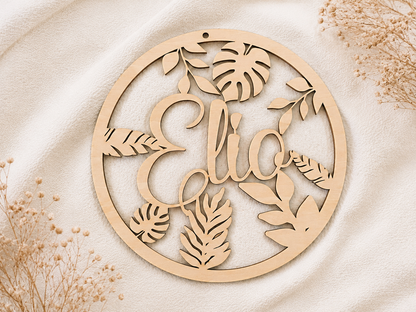 Coffret naissance en bois