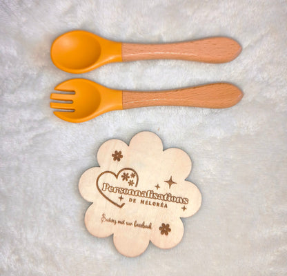 Couverts bébé en bois