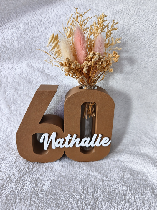Age fleuri personnalisé