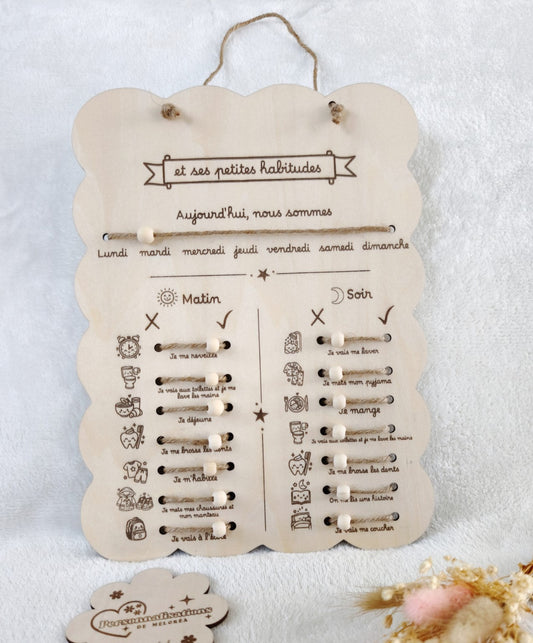 Tableau routine journalière